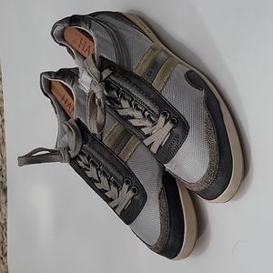 Hugo Boss Orange gray and yellow sneakers size 40(US 8)(Tu1)